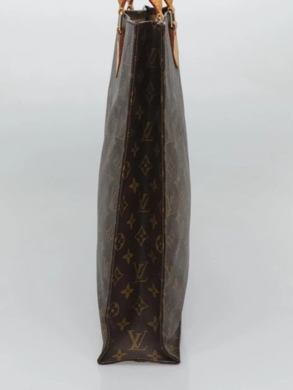 LOUIS VUITTON Monogram Sac Plat Hand Bag M51140 LV Auth - Picture 4 of 13